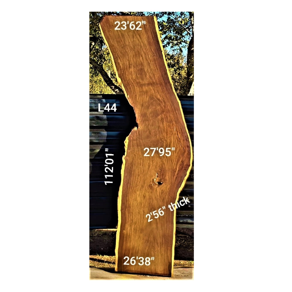 Leadwood Slab (112.01" x 26.38" x 2.56")