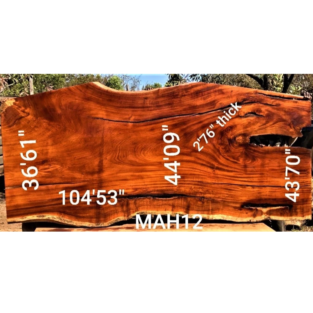 Mahogany Slab (104.53" x 44.09" x 2.76")