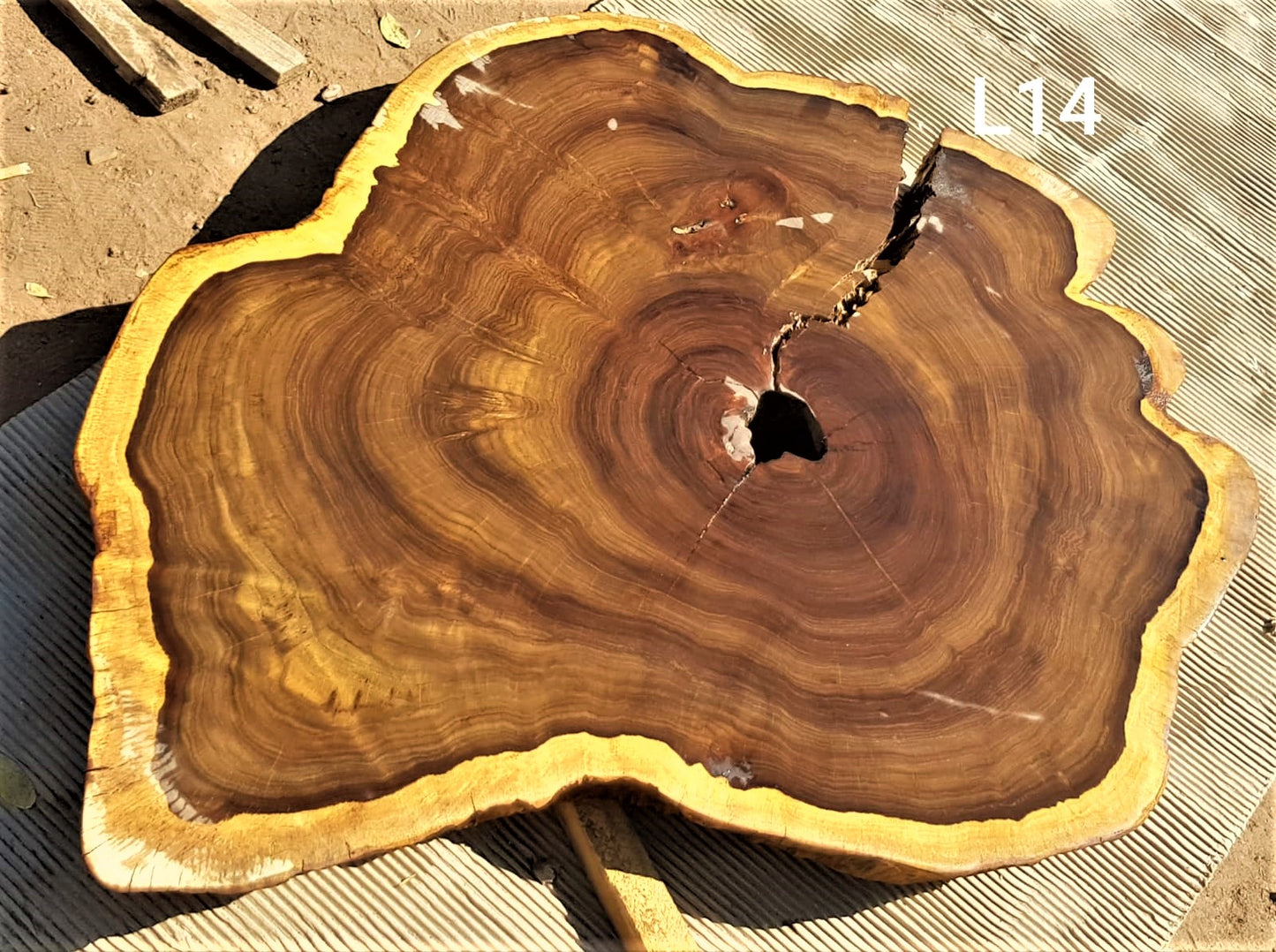 Leadwood Slice (43.31" x 33.86" x 3.35")