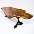 Exotic African Brown Ivory Live Edge Table (L102" x W49")