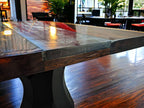 Exotic African Live Edge Leadwood Table (L109" x W40")