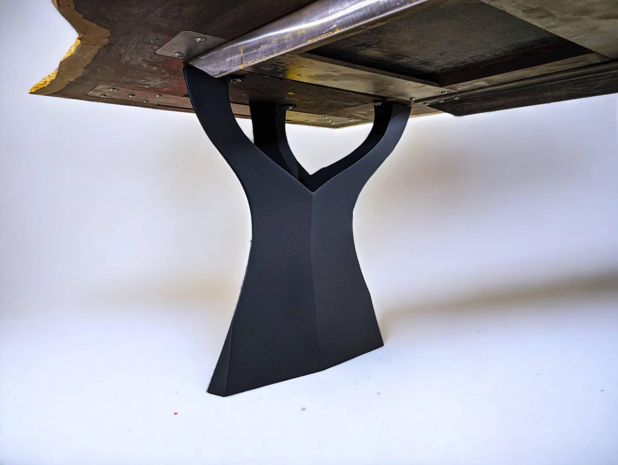 Exotic African Live Edge Leadwood Table (L109" x W40")