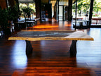 Exotic African Live Edge Leadwood Table (L109" x W40")