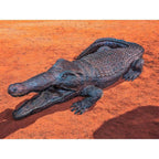 Hand-Carved Ironwood Alligator Carving