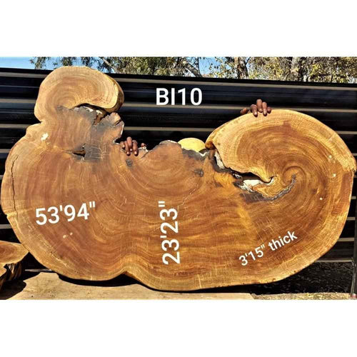 Brown Ivory Slice (53.94" x 23.23" x 3.15")