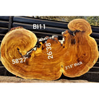 Brown Ivory Slice (58.27" x 26.38" x 3.15")