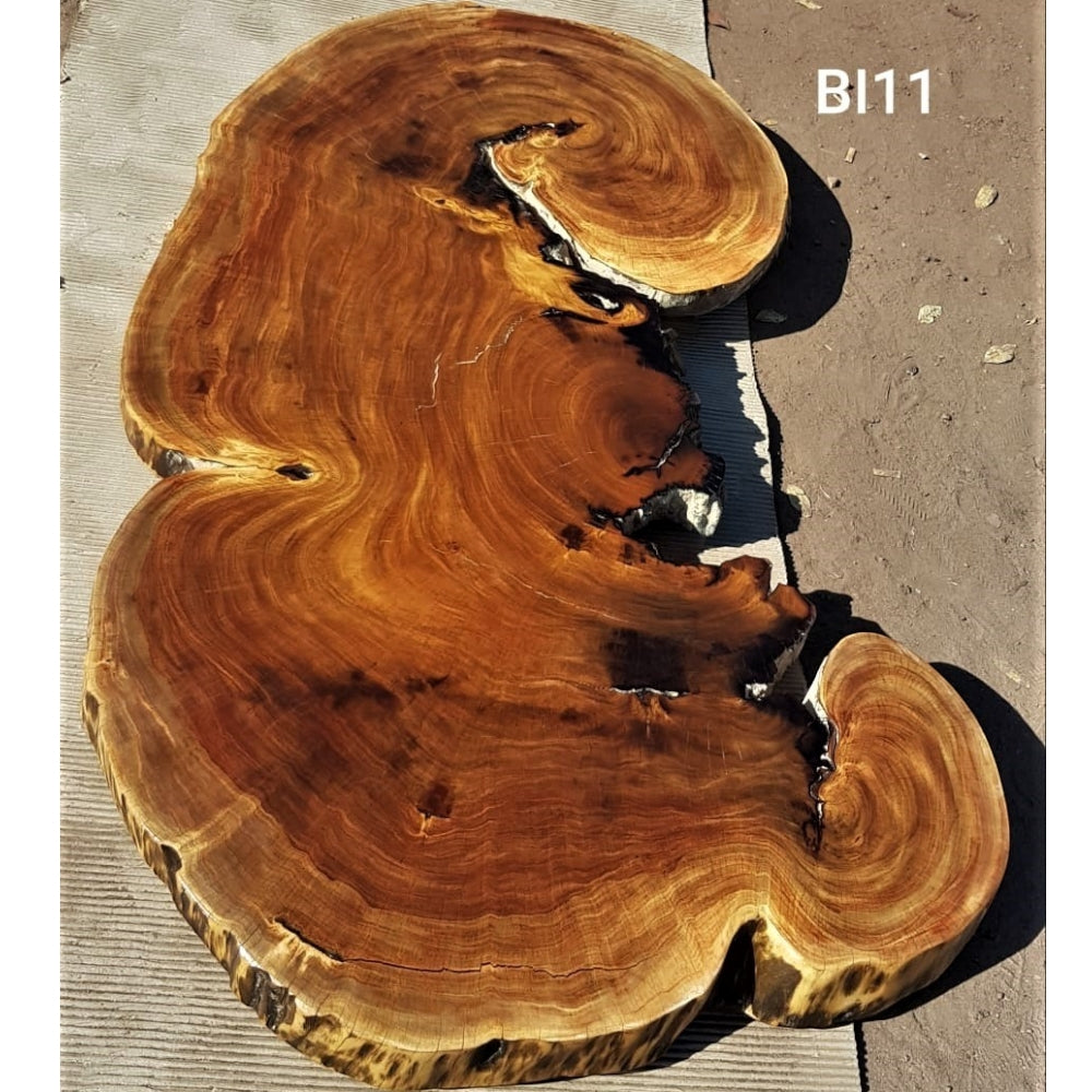 Brown Ivory Slice (58.27" x 26.38" x 3.15")