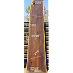 Leadwood Slab (114.17" x 32.68" x 3.15")
