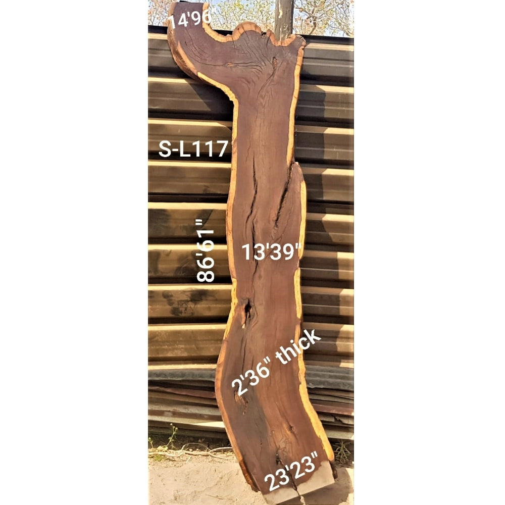 Leadwood Slab (86.61" x 23.23" x 2.36")