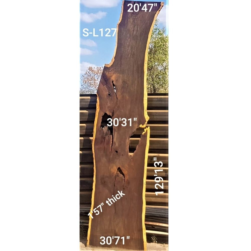 Leadwood Slab (129.13" x 30.71" x 1.57")