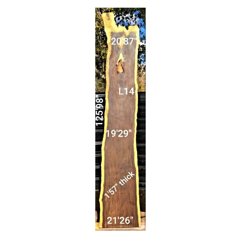 Leadwood Slab (125.98" x 21.26" x 1.57")