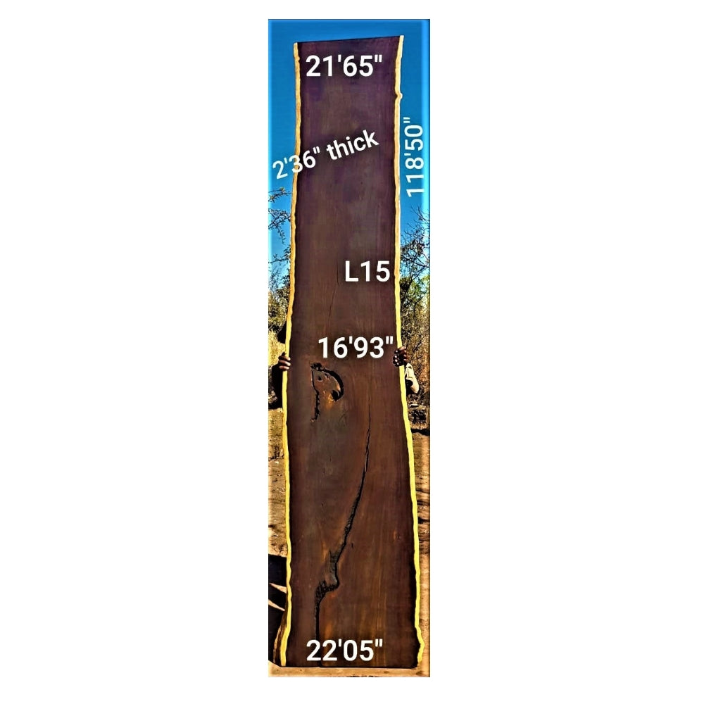 Leadwood Slab (118.50" x 22.05" x 2.36")