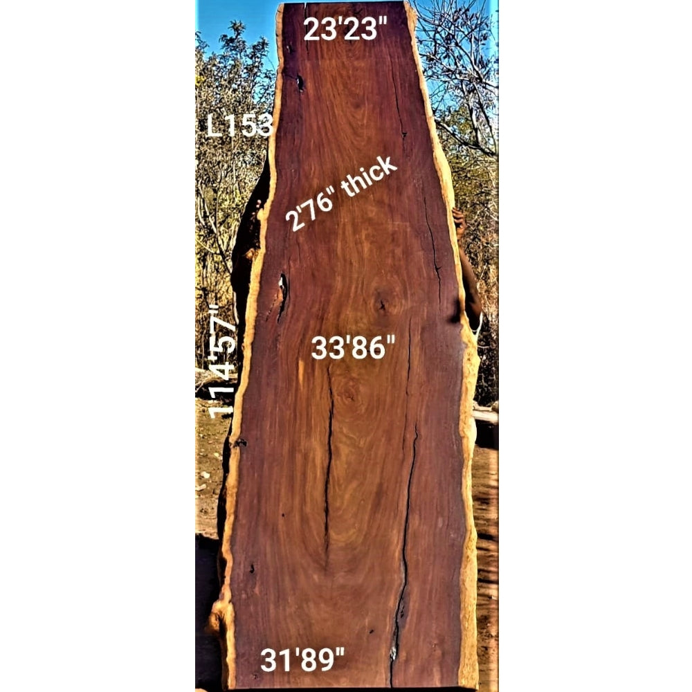 Leadwood Slab (114.57" x 33.86" x 2.76")