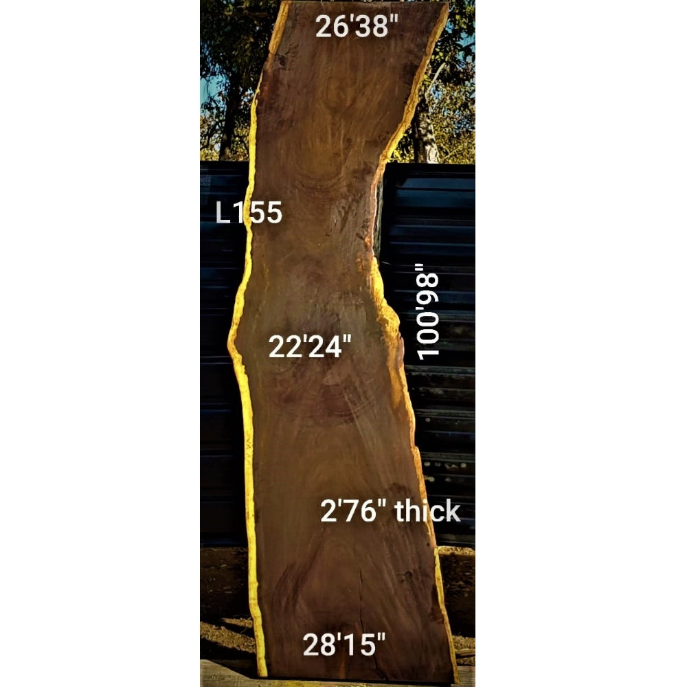 Leadwood Slab (100.98" x 28.15" x 2.76")