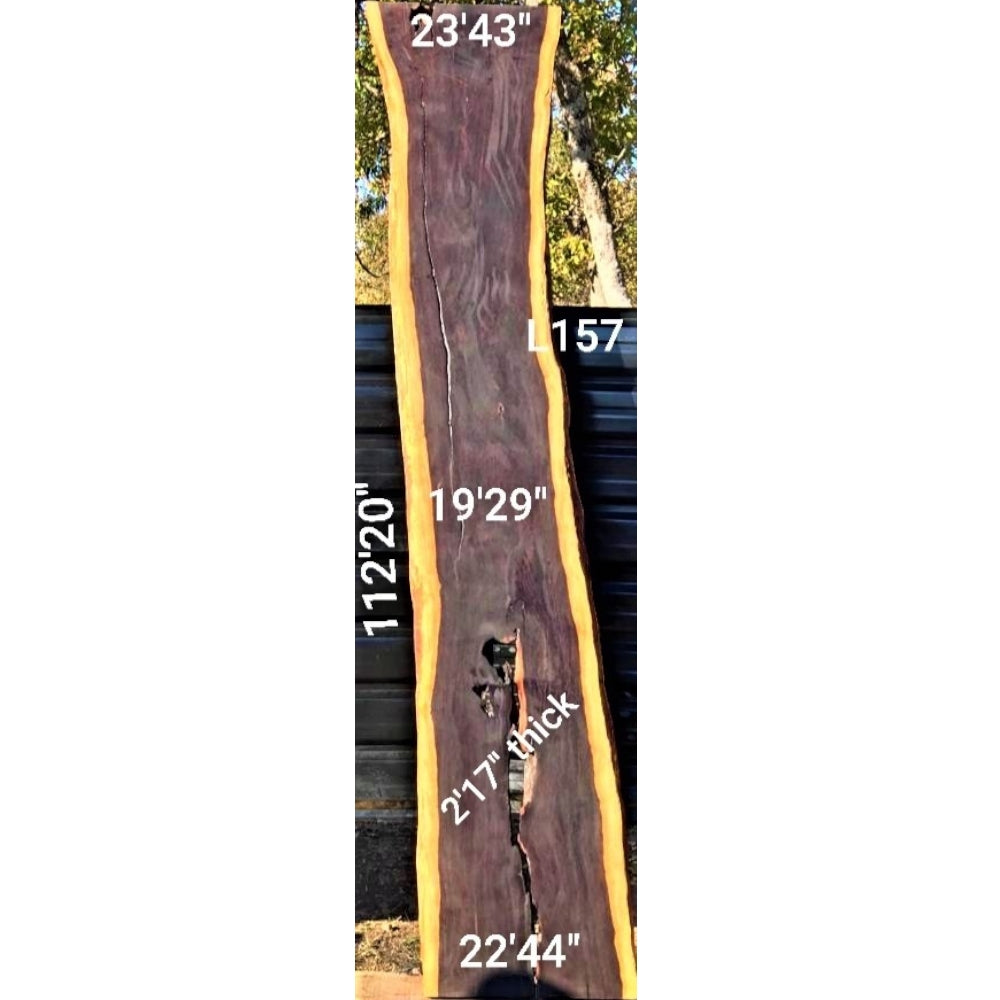 Leadwood Slab (112.20" x 23.43" x 2.17")