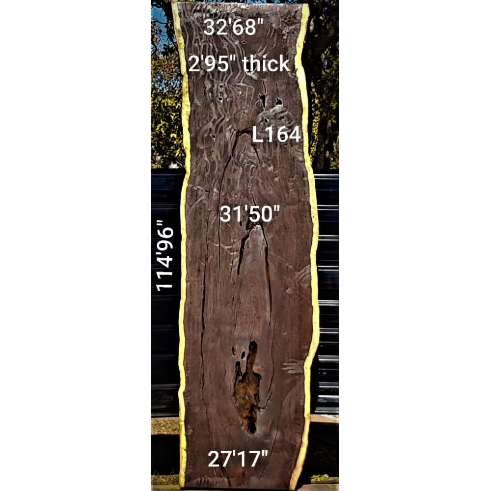Leadwood Slab (114.96" x 32.68" x 2.95")