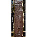 Leadwood Slab (114.96" x 32.68" x 2.95")