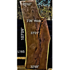 Leadwood Slab (107.09" x 32.68" x 2.36")