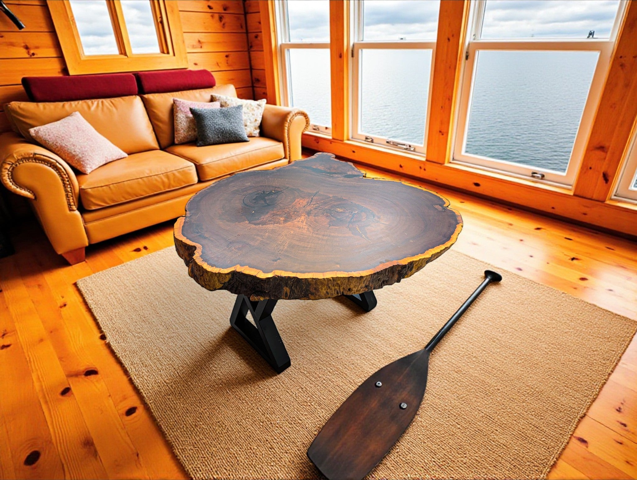 Leadwood Live Edge Coffee Table (39.37" x 35.04" x 3.15")