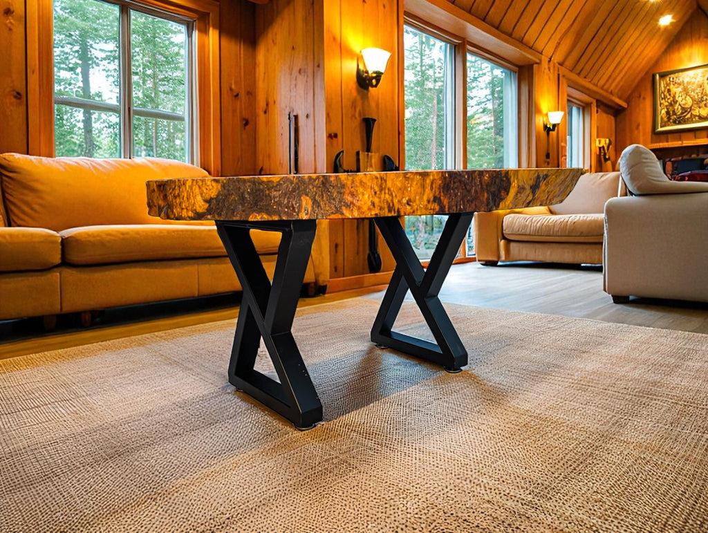 Leadwood Live Edge Coffee Table (39.37" x 35.04" x 3.15")