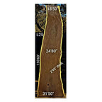 Leadwood Slab (110.63" x 31.50" x 2.95")