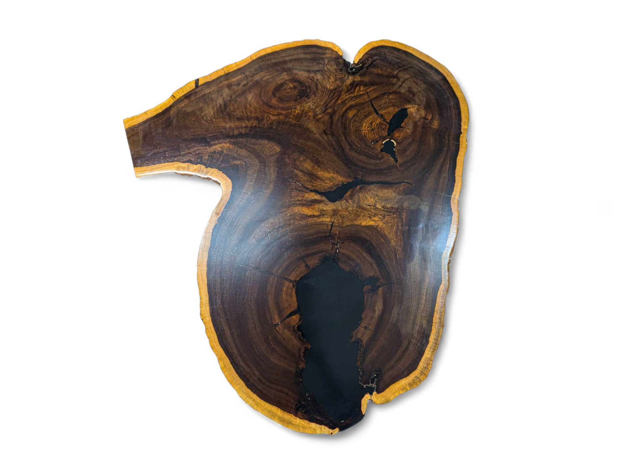 Leadwood Live Edge Coffee Table (40.55" x 35.83" x 3.54")