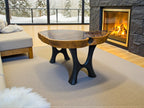 Leadwood Live Edge Coffee Table (40.55" x 35.83" x 3.54")