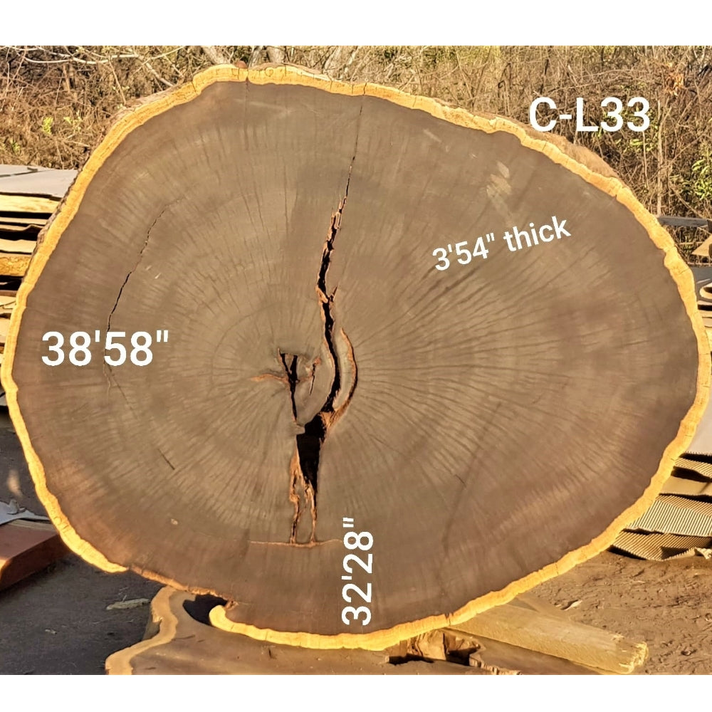 Leadwood Slice (38.58" x 32.28" x 3.54")