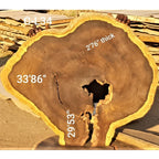 Leadwood Slice (33.86" x 29.53" x 2.76")