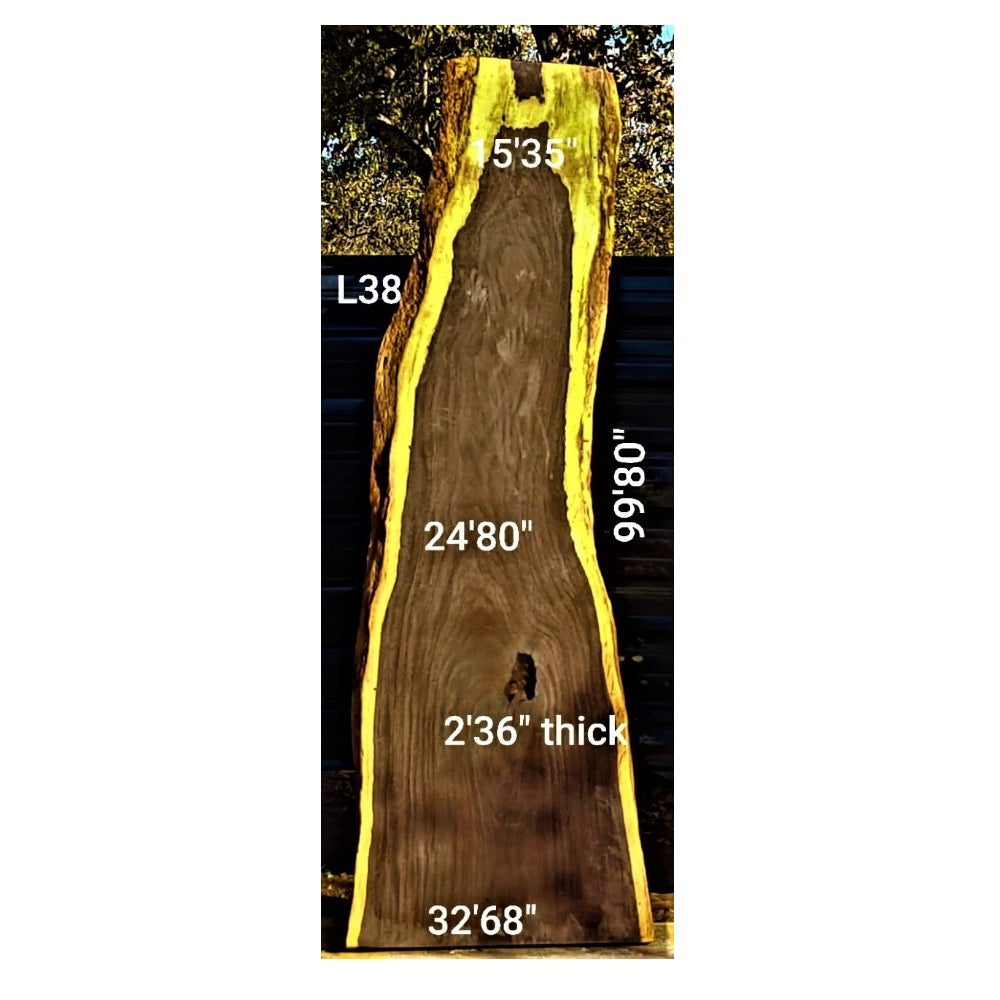 Leadwood Slab (99.80" x 32.68" x 2.36")