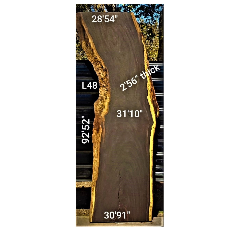 Leadwood Slab (92.52" x 30.91" x 2.56")