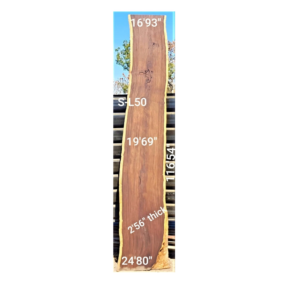 Leadwood Slab (116.54" x 24.80" x 2.56")