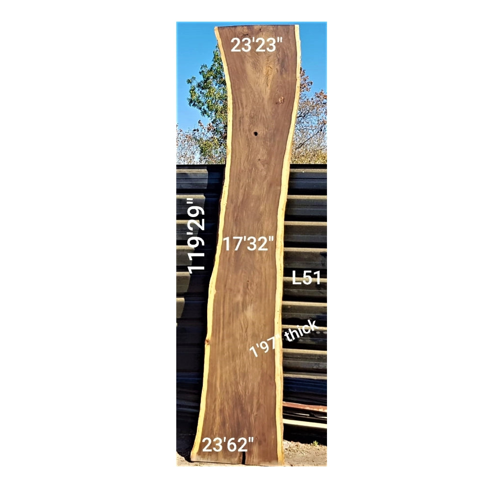 Leadwood Slab (119.29" x 23.62" x 1.97")