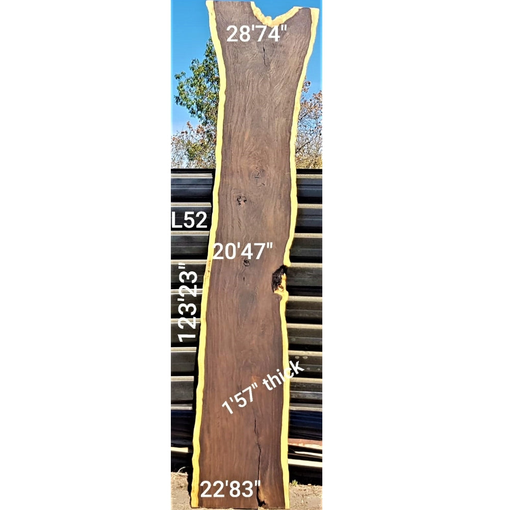 Leadwood Slab (123.23" x 28.74" x 1.57")