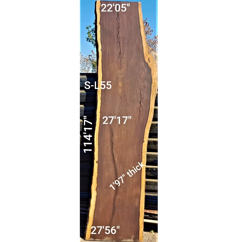 Leadwood Slab (114.17" x 27.56" x 1.97")