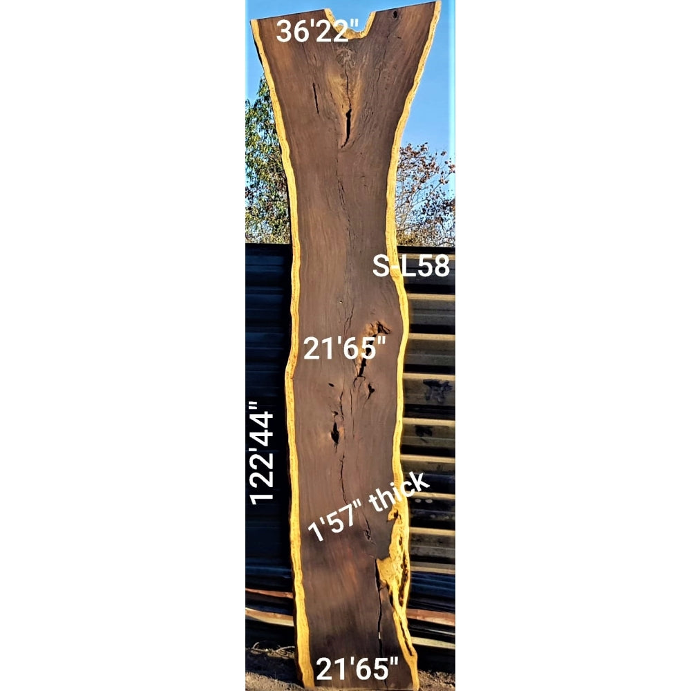 Leadwood Slab (122.44" x 36.22" x 1.57")