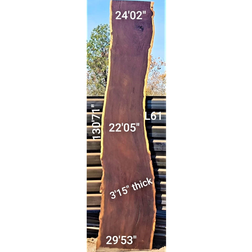 Leadwood Slab (130.71" x 29.53" x 3.15")