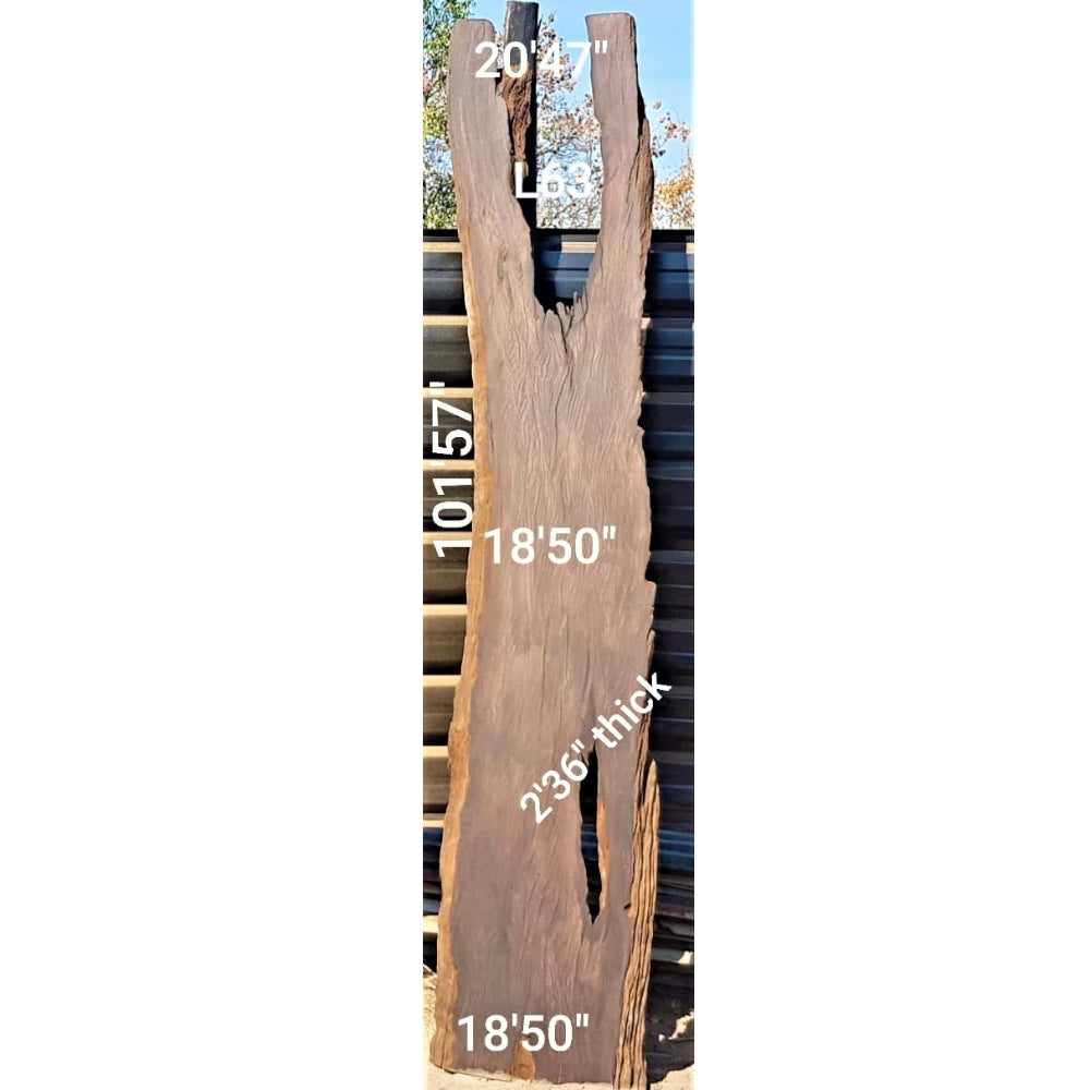 Leadwood Slab (101.57" x 20.47" x 2.36")