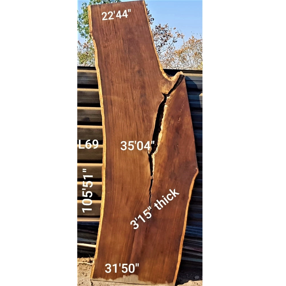 Leadwood Slab (105.51" x 35.04" x 3.15")