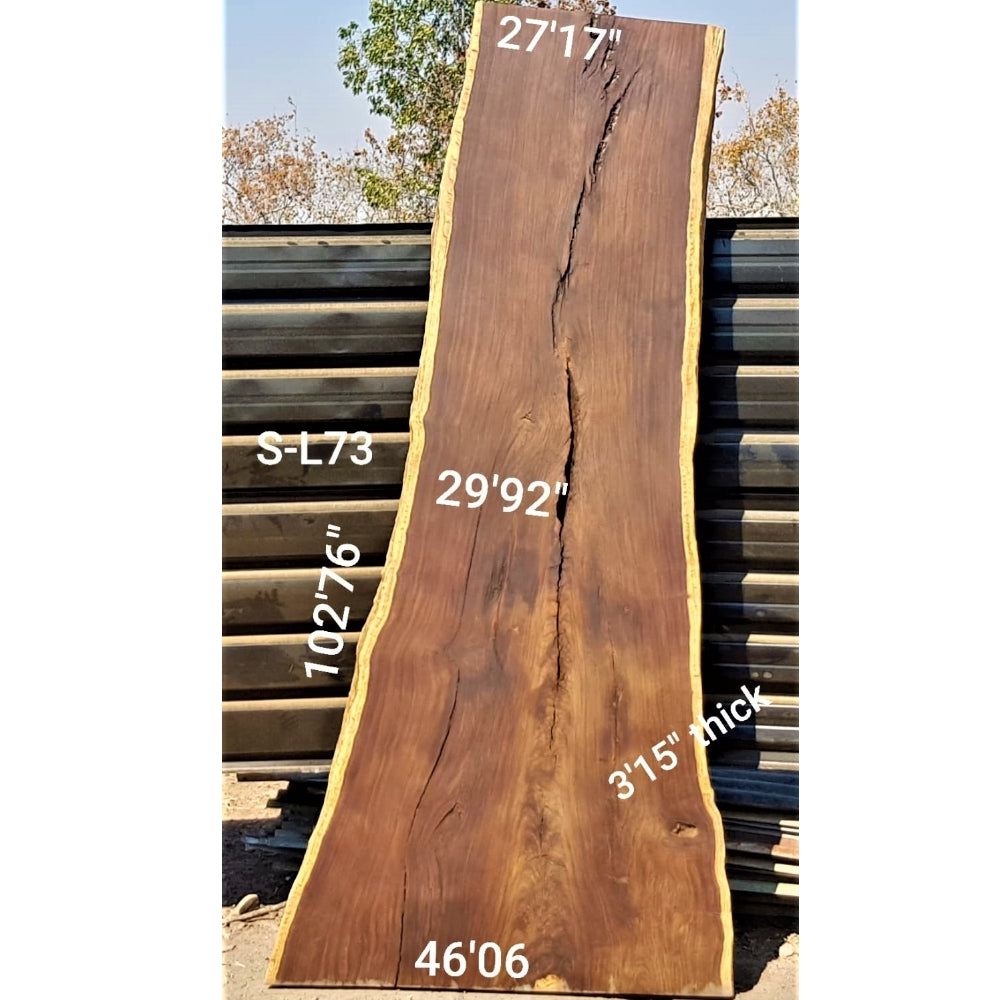 Leadwood Slab (102.76" x 46.06" x 3.15")