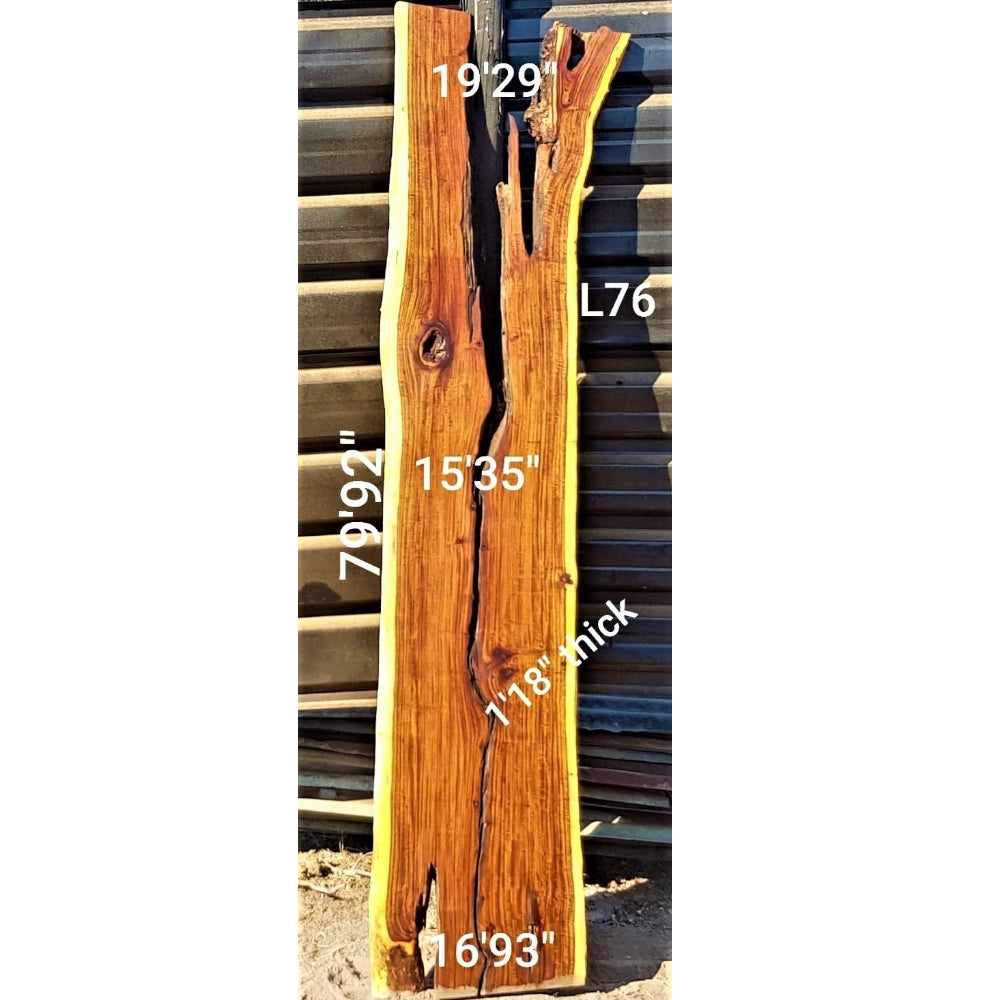 Leadwood Slab (79.92" x 19.29" x 1.18")