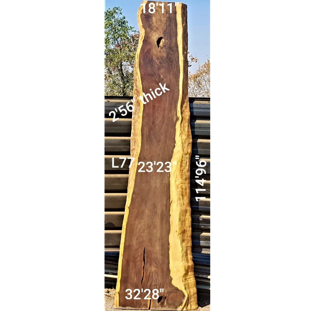 Leadwood Slab (114.96" x 32.28" x 2.56")