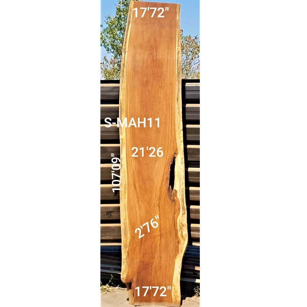Mahogany Slab (107.09" x 21.26" x 2.76")
