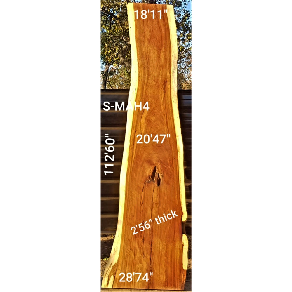 Mahogany Slab (112.60" x 28.74" x 2.56")