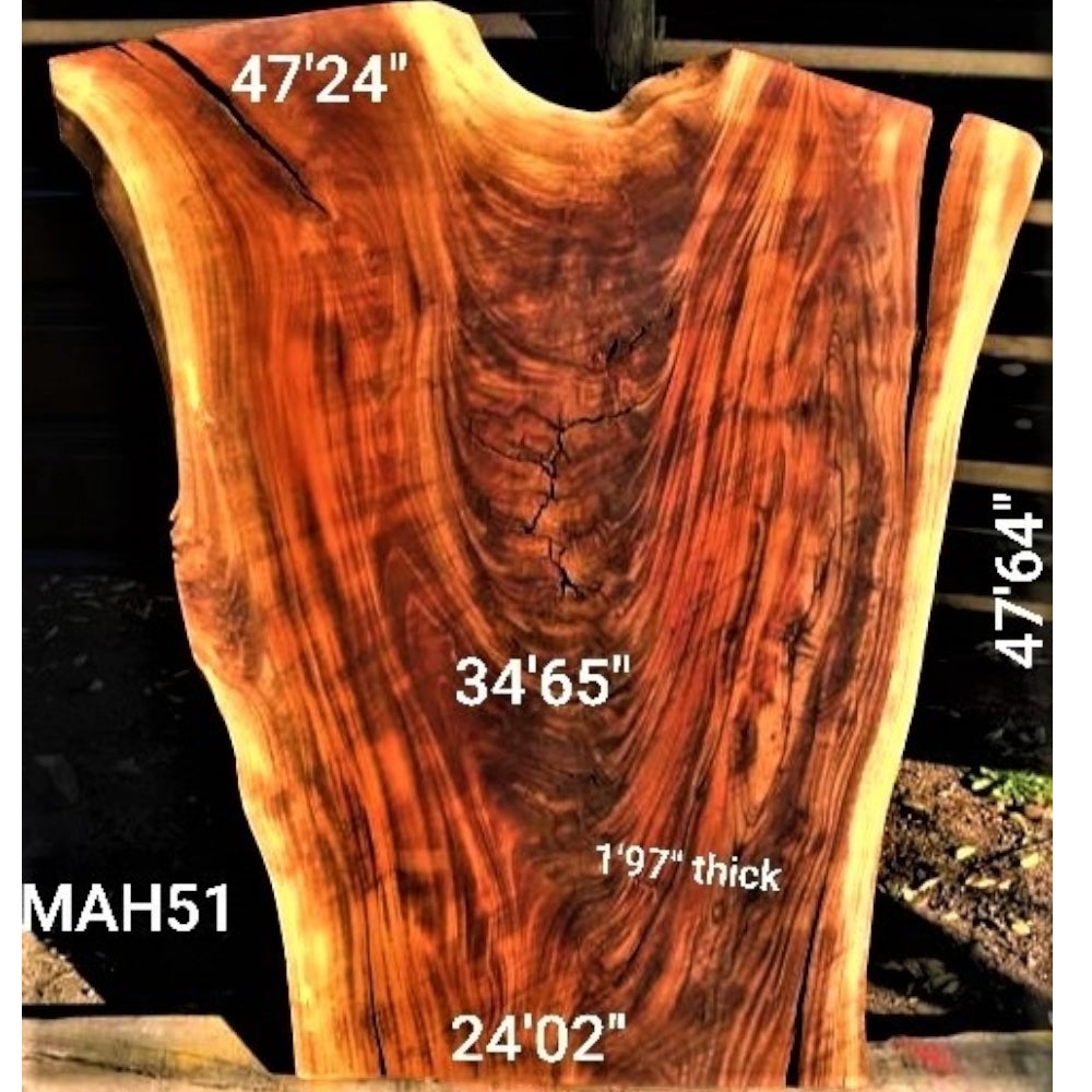 Mahogany Slab (47.64" x 47.24" x 1.97")