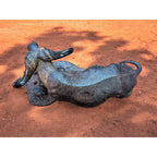 Hand-Carved Ironwood Buffalo Carving