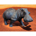 Hand-Carved Ironwood Hippopotamus Carving