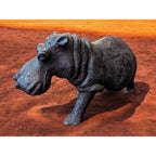 Hand-Carved Ironwood Hippopotamus Carving