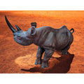 Hand-Carved 16" Ironwood Rhinoceros Carving