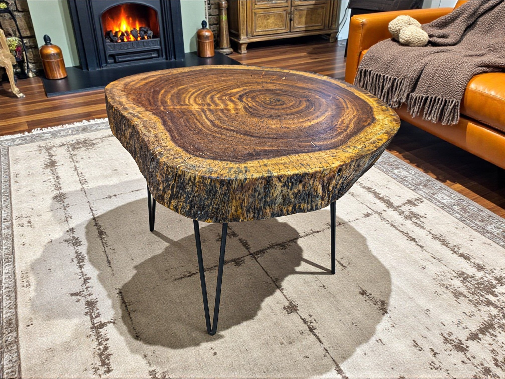Sandkiaat Live Edge Coffee Table (27.95" x 25.20" x 3.35")